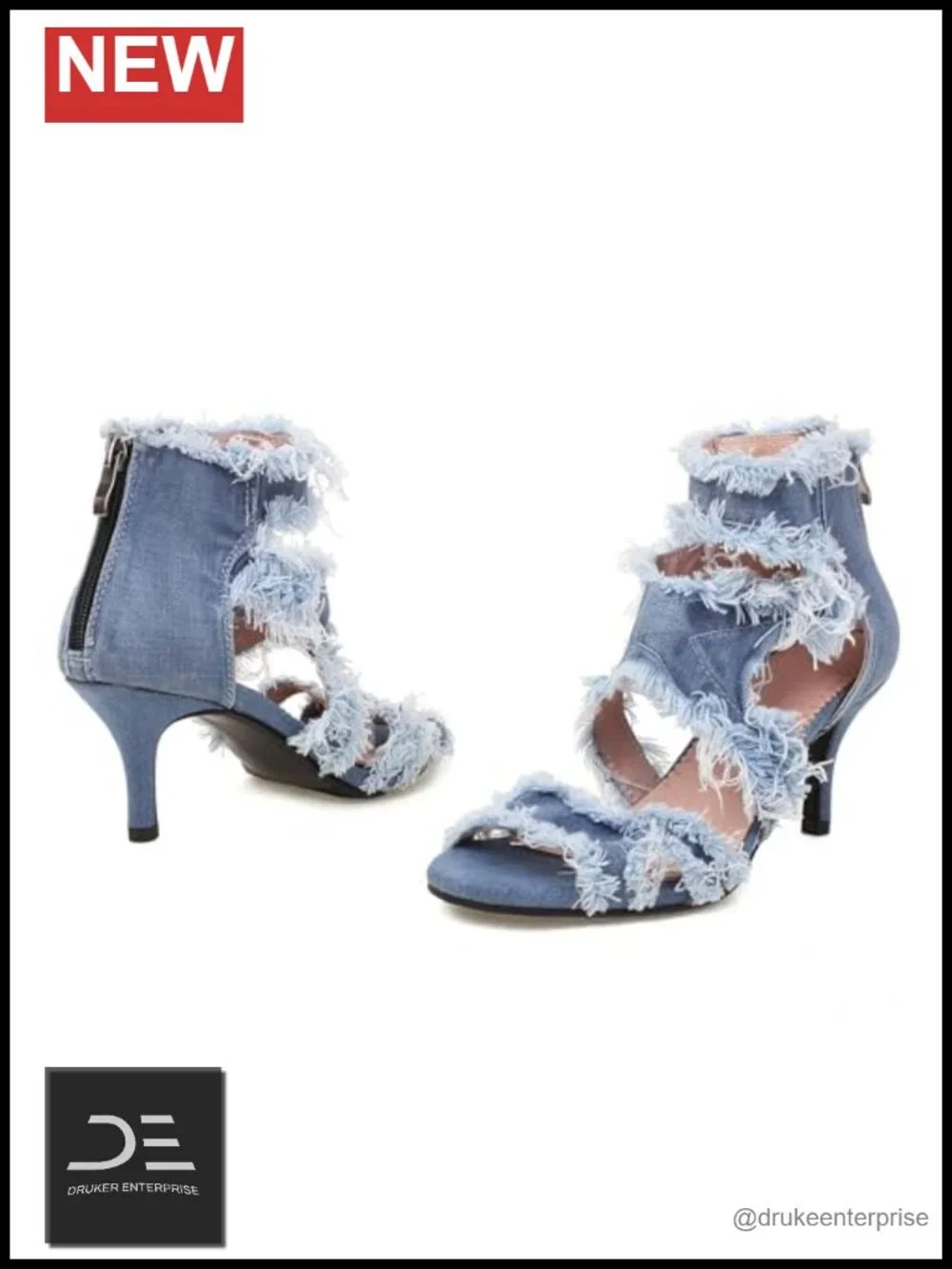 N/A denim patchwork